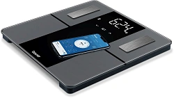 Весы напольные электронные Beurer BF 500 Super Black Edition макс.180кг черный