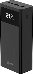 Мобильный аккумулятор Cactus CS-PBFSKA-30000 30000mAh 22.5W 4.5A USB-A/USB-C черный