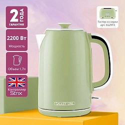 Чайник электрический Galaxy Line GL 0344 1.7л. 2200Вт оливковый корпус: нерж.сталь (ГЛ0344Л)
