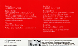 Накопитель SSD WD Original PCIe 3.0 x4 4TB WDS400T1R0C Red SN700 M.2 2280
