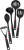 Набор аксессуаров Rondell Handy RD-1750 черный/красный наб.:5предм. упак.:подарочная коробка