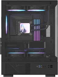 Корпус Formula Crystal Z1CM Plus AR v2 черный без БП mATX 5x120mm 1xUSB3.0 audio bott PSU