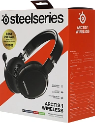 Наушники с микрофоном Steelseries Arctis 1 черный мониторные Radio оголовье (61512)