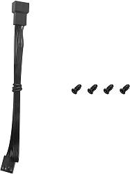 Вентилятор для корпуса Deepcool FD12 V2 120х120x25 черный 4-pin 35.6дБ (R-FD12V2-BKNPN1-G) Ret