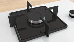 Газовая варочная поверхность Bosch POP7C2P30O белый