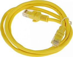 Патч-корд Premier PP12-1M/Y 1000Гбит/с UTP 4 пары cat.5E CCA molded 1м желтый RJ-45 (m)-RJ-45 (m)