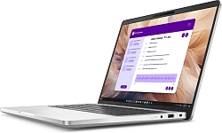 Ноутбук Dell Pro 14 Plus Core Ultra 7 265U 16Gb SSD1Tb Intel Graphics 14" IPS FHD+ (1920x1200) Linux grey WiFi BT Cam (PRO14PL-5655)