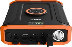 Электростанция портативная TopON TOP-X60 60000mAh 10A QC3.0/PD 3xUSB беспров.зар. черный/оранжевый (103765)