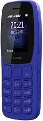 Мобильный телефон Nokia TA-1416 105 DS синий моноблок 1.77" 120x160 Series 30+ GSM900/1800 Protect