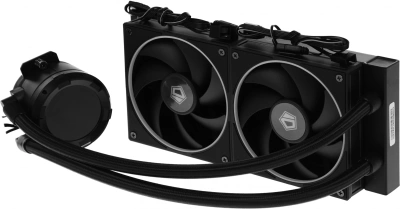 Система водяного охлаждения ID-Cooling SL240 ARGB Soc-AM5/AM4/1200/1700/1851 черный 4-pin 14-30dB Al+Cu LCD 300W Ret