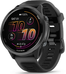 Смарт-часы Garmin Forerunner 570 47мм 1.3" AMOLED корп.черный рем.черный (010-02971-00)