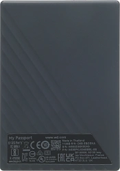 Жесткий диск WD USB3.2 Gen1 4TB WDBPKJ0040BBL-WESN My Passport 2.5" голубой