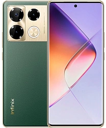 Смартфон Infinix X6851B Note 40 Pro+ 5G 256Gb 12Gb зеленый моноблок 3G 4G 2Sim 6.78" 1080x2436 Android 14 108Mpix 802.11 a/b/g/n/ac NFC GPS GSM900/1800 GSM1900 Protect FM A-GPS
