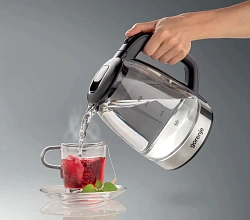 Чайник электрический Gorenje K17BKS 1.7л. 2200Вт черный корпус: металл