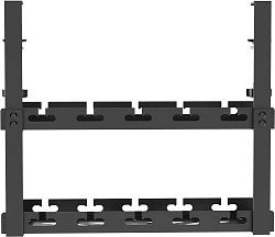 Кабель-канал Cactus CS-CM-400-2BK для столов 40x13.4x34.2см черный