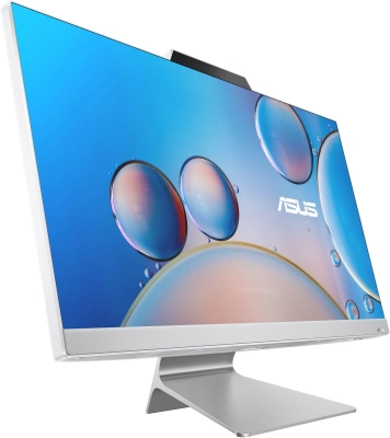 Моноблок Asus F3702WFA-WPE0040 27" Full HD Ryzen 5 7520U (2.8) 8Gb SSD512Gb RGr CR без ОС GbitEth WiFi BT 90W клавиатура мышь Cam белый 1920x1080