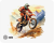 Коврик для мыши Cactus Motobike 250x200x3мм (CS-MP-D12S) Коврик для мыши Cactus Motobike 250x200x3мм (CS-MP-D12S)