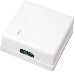 Розетка Rexant 03-0151 комп.RJ45 2 кат.5E UTP бел.