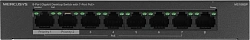 Коммутатор Mercusys MS108GP (L2) 8x1Гбит/с 7PoE+ 65W неуправляемый