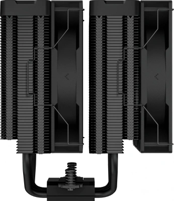 Устройство охлаждения(кулер) Deepcool AG620 Digital Bk ARGB Soc-AM5/AM4/1200/1700/1851 черный/белый 4-pin 29.4dB Al+Cu LCD 260W 1370gr Ret (R-AG620-BKADMN-G-2)