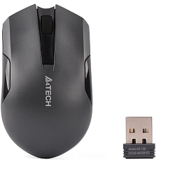 Мышь A4Tech G3-200N черный оптическая 1200dpi беспров. USB 3but