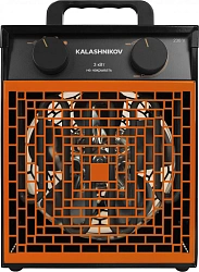 Тепловентилятор Kalashnikov Тетра KVF-E3-12 3000Вт черный/оранжевый