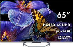 Телевизор QLED Haier 65" DH1VW9D04RU S4 Frameless серый 4K Ultra HD 60Hz MEMC DVB-T2 DVB-C DVB-S2 USB WiFi Smart TV