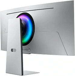 Монитор Samsung 34" S34DG852SMXUE серебристый OLED LED 21:9 M/M полуматовая HAS 250cd 178гр/178гр 3440x1440 175Hz DP Ultra WQHD USB 7.5кг