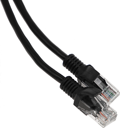 Патч-корд Premier PP12-2M/BK 1000Гбит/с UTP 4 пары cat.5E CCA molded 2м черный RJ-45 (m)-RJ-45 (m)
