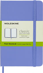 Блокнот Moleskine CLASSIC QP012B42 Pocket 90x140мм 192стр. нелинованный твердая обложка голубая гортензия
