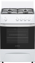 Плита Газовая Darina C 1001 W белый/черный (без крышки) реш.сталь