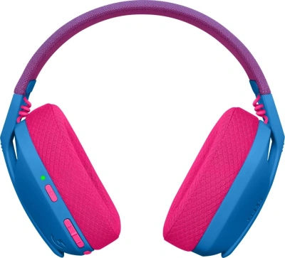 Наушники с микрофоном Logitech G435 голубой/розовый накладные BT/Radio оголовье (981-001065)