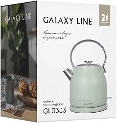 Чайник электрический Galaxy Line GL 0333 1.5л. 2200Вт мятный корпус: нерж.сталь (7010103330)