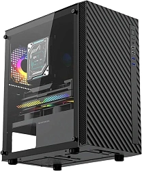 Корпус Accord ACC-508 черный без БП mATX 7x120mm 4x140mm 2xUSB2.0 1xUSB3.0 audio bott PSU