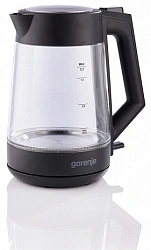 Чайник электрический Gorenje K17OGP 1.7л. черный корпус: стекло