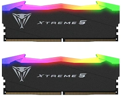 Память DDR5 2x16GB 6000MHz Patriot PVXR532G60C30K Viper Xtreme 5 RGB RTL Gaming PC5-48000 CL30 DIMM 288-pin 1.35В с радиатором Ret