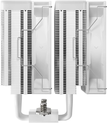 Устройство охлаждения(кулер) Deepcool AG620 Wh V2 ARGB Soc-AM5/AM4/1200/1700/1851 белый 4-pin 15-29dB Al+Cu 260W 1330gr Ret (R-AG620-WHAMMN-GJD)