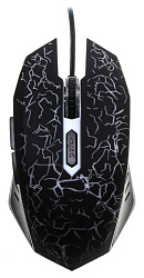 Мышь Оклик 895G HELLFIRE черный оптическая 3200dpi USB 6but (412863)