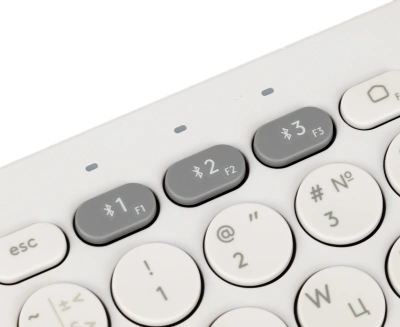Клавиатура Logitech K380 белый беспроводная BT (920-009589)