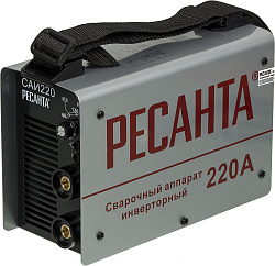 Сварочный аппарат Ресанта САИ-220 инвертор ММА DC 7.8кВт (кейс в компл.)