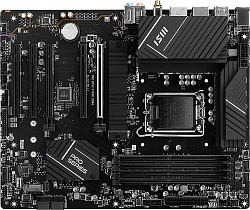 Материнская плата MSI PRO B760-P WIFI DDR4 Soc-1700 Intel B760 4xDDR4 ATX AC`97 8ch(7.1) 2.5Gg+HDMI+DP