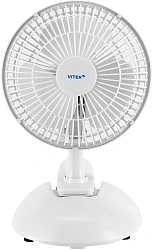 Вентилятор настольный Vitek VTF-0610 13Вт скоростей:3 белый