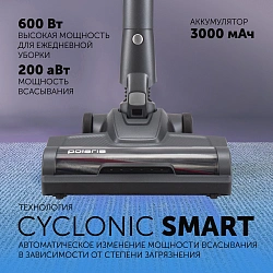 Пылесос Polaris IQ Home PVCS 4070 600Вт графит/серый