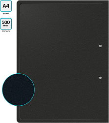 Папка метал.зажим Buro -ECB04CBLACK A4 пластик 0.5мм черный