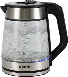 Чайник электрический Vitek VT-1176 2л. 2200Вт корпус: стекло