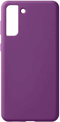 Чехол (клип-кейс) Deppa для Samsung Galaxy S21+ Liquid Silicone Pro фиолетовый (870024)