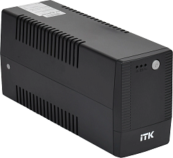 Источник бесперебойного питания ITK Electra EST-1000VA-1-001-S-L 600Вт 1000ВА черный