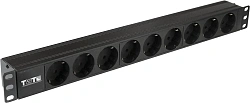 Блок распределения питания Lanmaster TWT-PDU19-16A9P-C20 гор.размещ. 9xSchuko базовые 16A C20