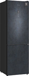 Холодильник Weissgauff WRK 2000 Total NoFrost Inverter Rock Glass 2-хкамерн. графит инвертер