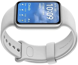 Фитнес-трекер Xiaomi Smart Band 10 Pro AMOLED корп.:серебристый рем.:серебристый (BHR08WBGL)
